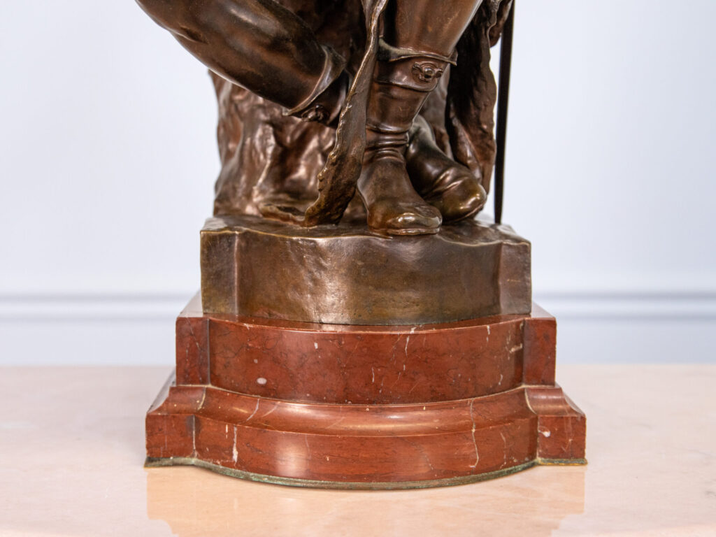 BN4A4709 Бронзова скульптура «Воїнська доблесть», P. Dubois