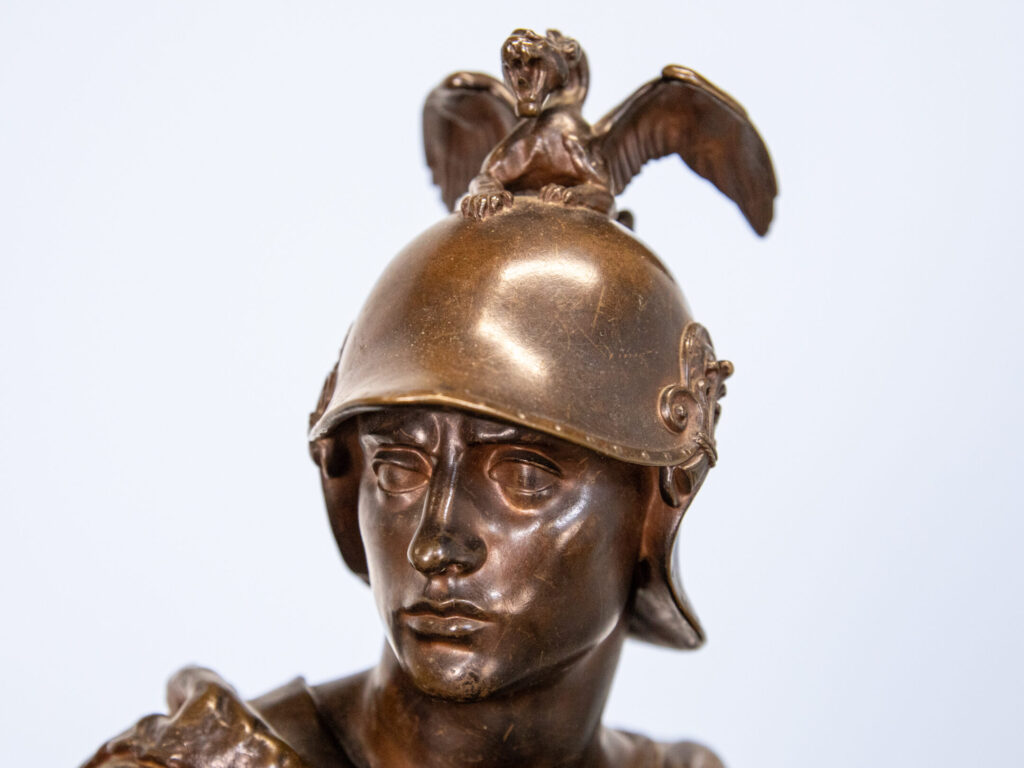 BN4A4714 Бронзова скульптура «Воїнська доблесть», P. Dubois