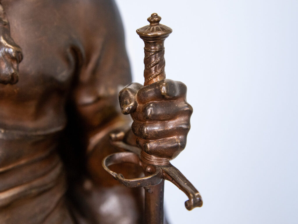 BN4A4715 Бронзова скульптура «Воїнська доблесть», P. Dubois