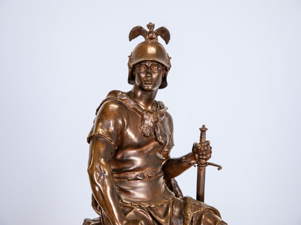 BN4A4718 Бронзова скульптура «Воїнська доблесть», P. Dubois