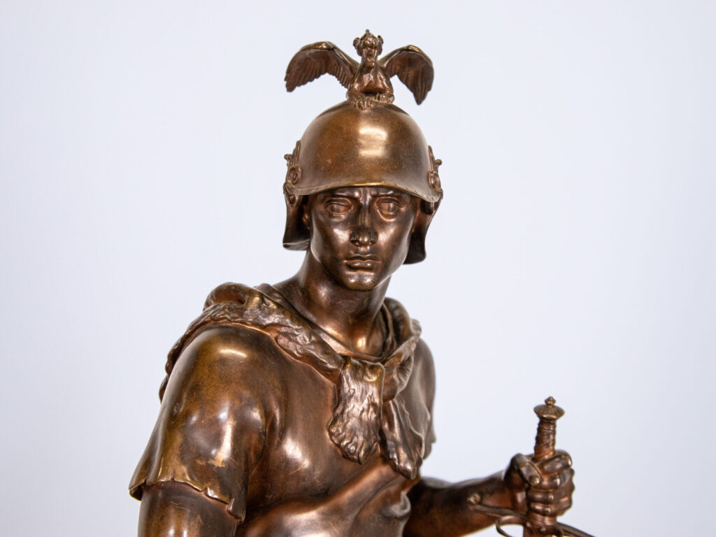 BN4A4727 Бронзова скульптура «Воїнська доблесть», P. Dubois