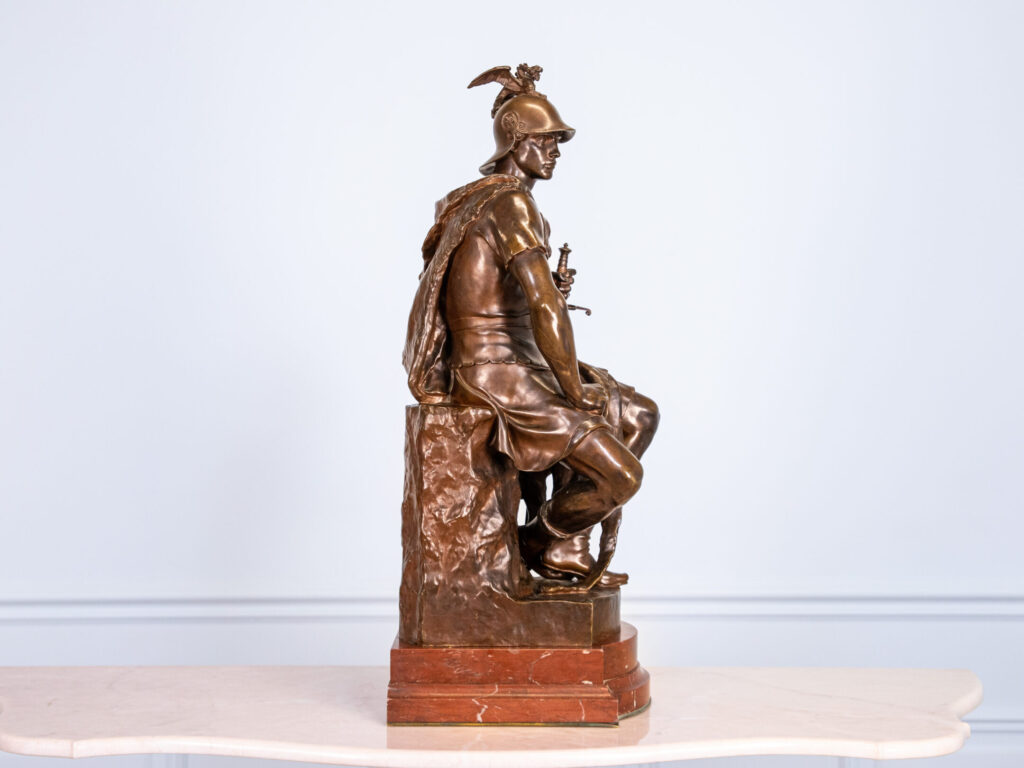 BN4A4736 Бронзова скульптура «Воїнська доблесть», P. Dubois