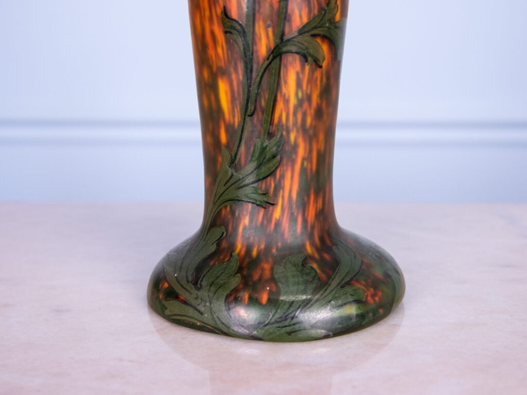 Антикварна ваза з маками, Ф.Легра (F.Legras)