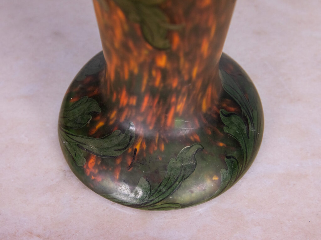 Антикварна ваза з маками, Ф.Легра (F.Legras)