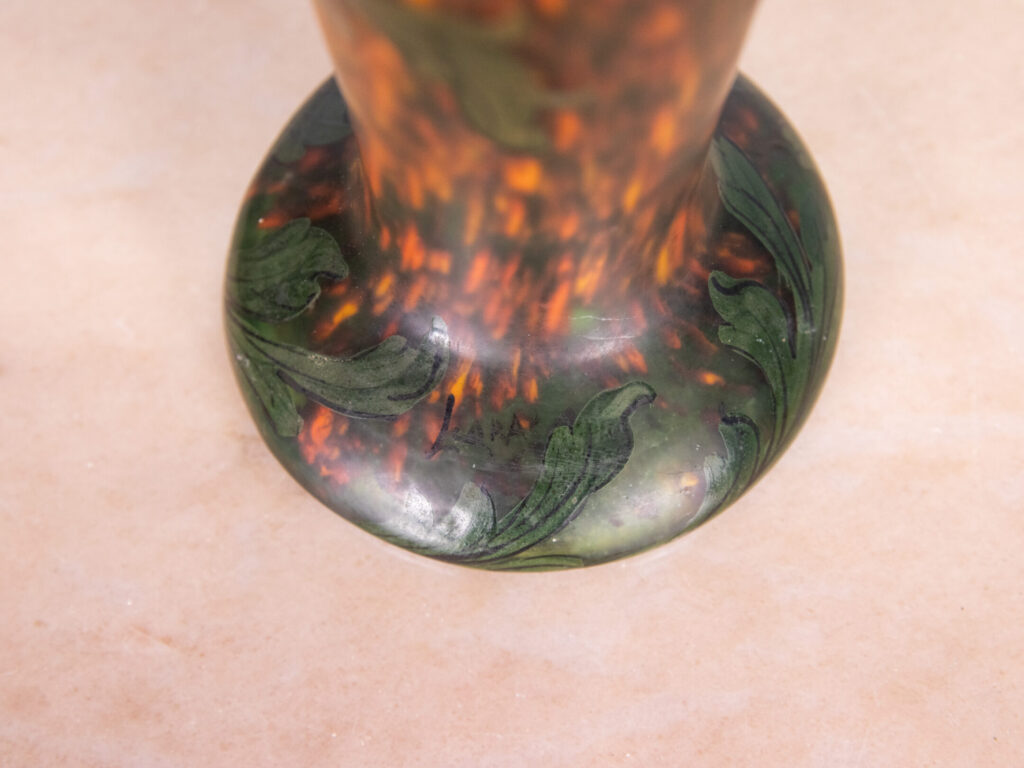 Антикварна ваза з маками, Ф.Легра (F.Legras)