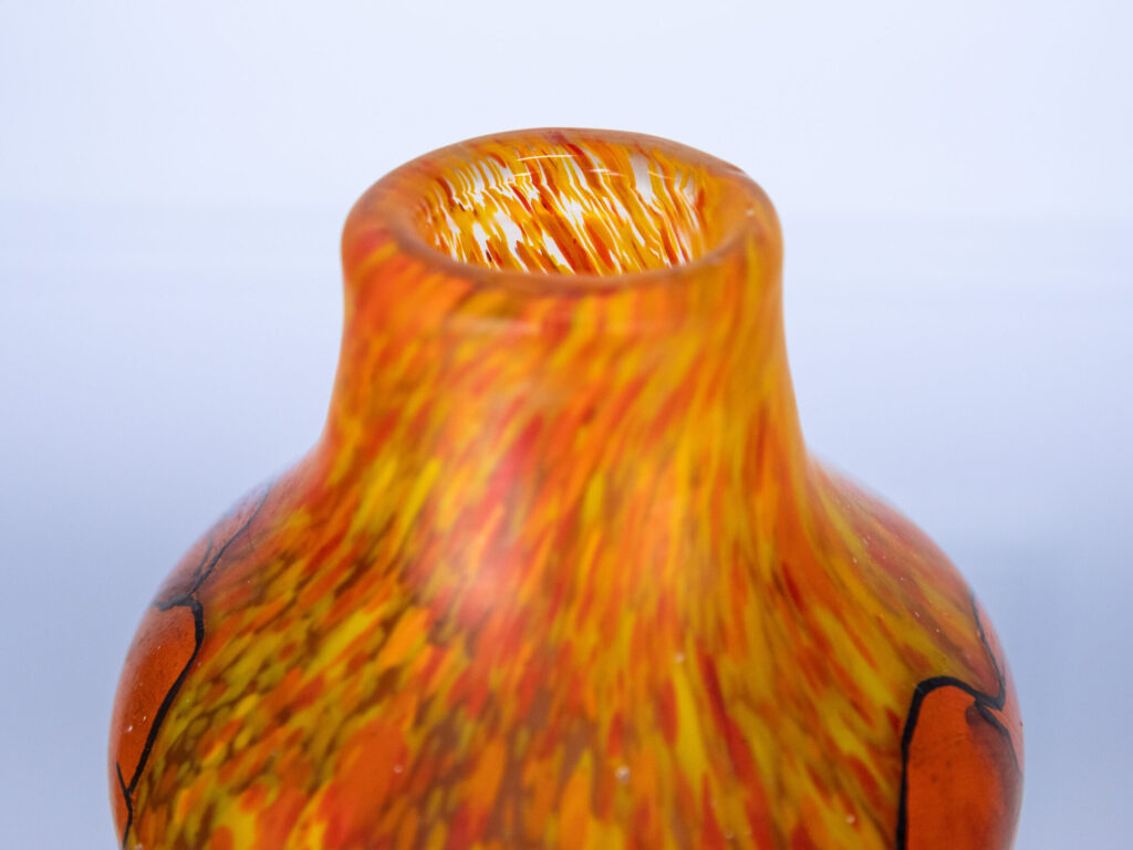 Антикварна ваза з маками, Ф.Легра (F.Legras)