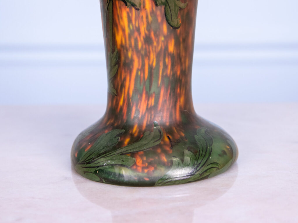 Антикварна ваза з маками, Ф.Легра (F.Legras)