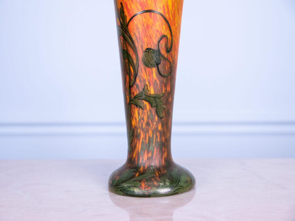 Антикварна ваза з маками, Ф.Легра (F.Legras)