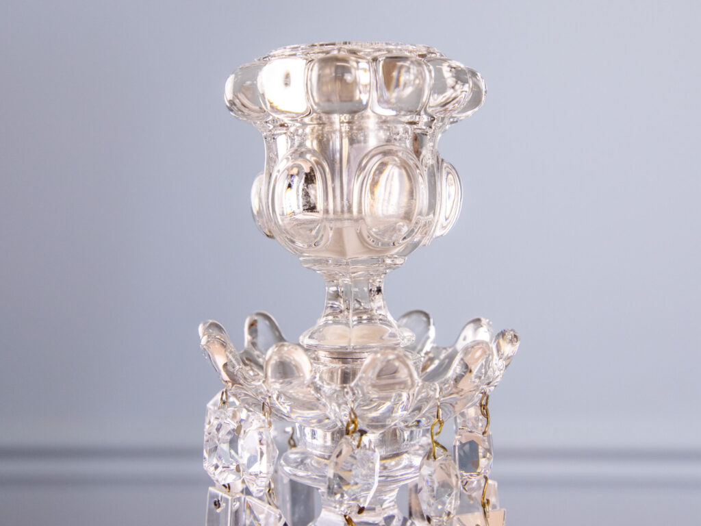 BN4A5851 Вінтажний кришталевий підсвічник Baccarat
