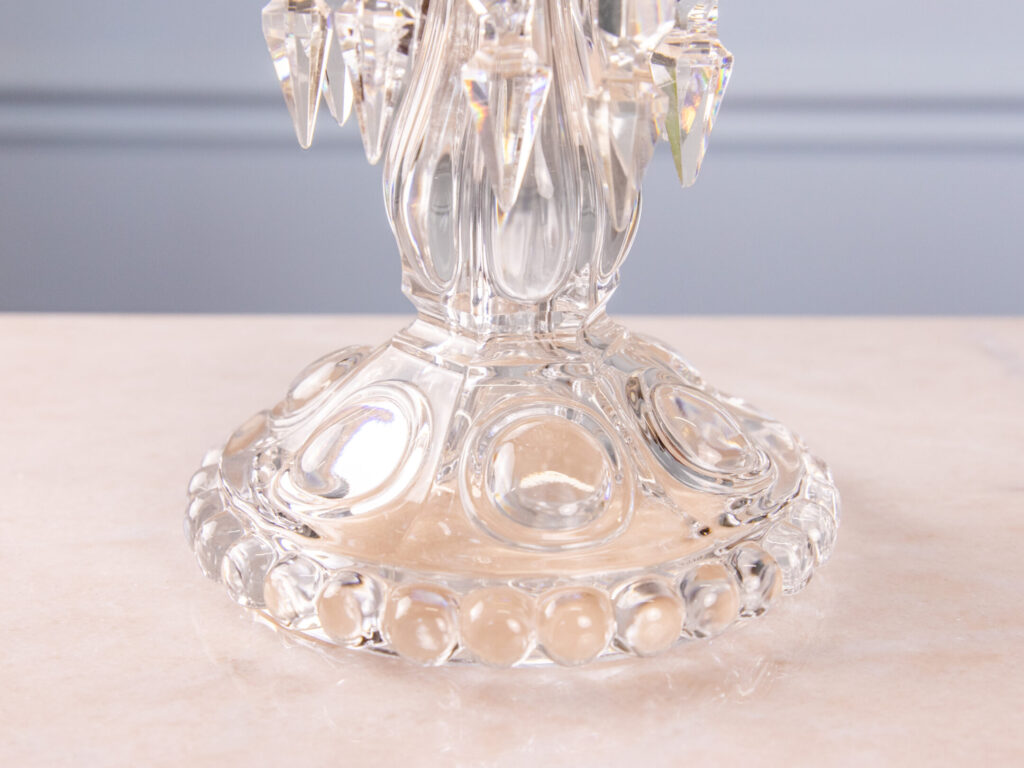 BN4A5855 Вінтажний кришталевий підсвічник Baccarat