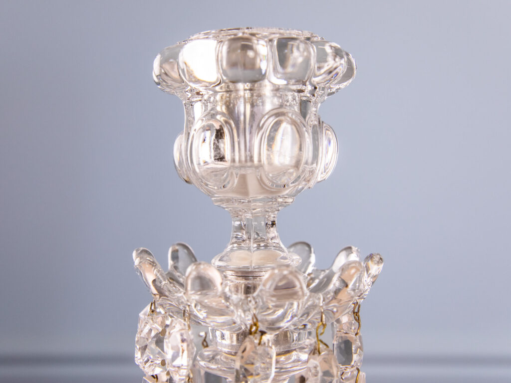 BN4A5858 Вінтажний кришталевий підсвічник Baccarat