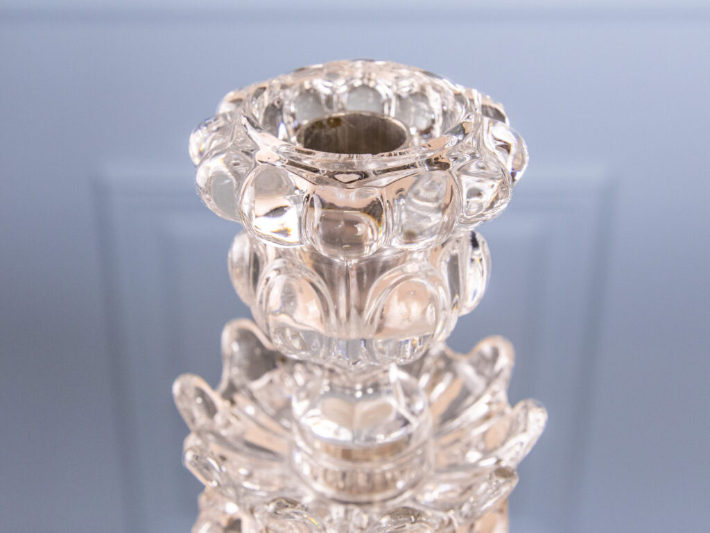 BN4A5861 Вінтажний кришталевий підсвічник Baccarat