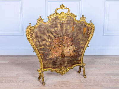 Антикварний камінний екран у стилі Рококо