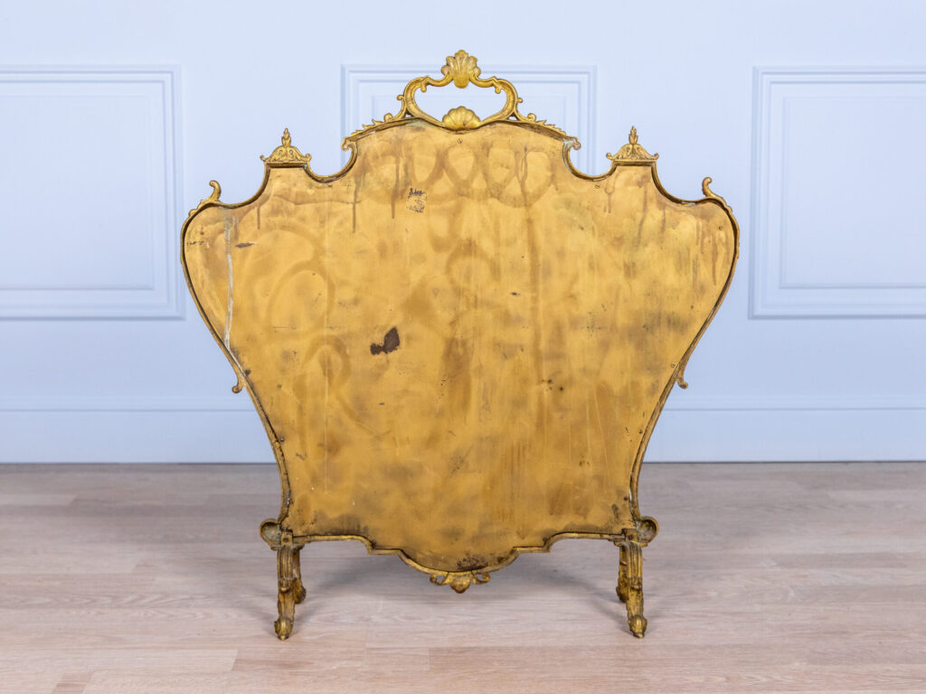 Антикварний камінний екран у стилі Рококо