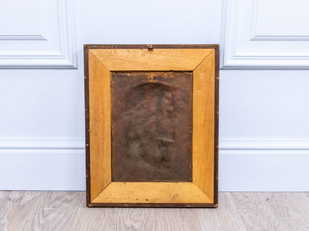 Бронзовий барельєф Ісуса Христа в терновому вінці