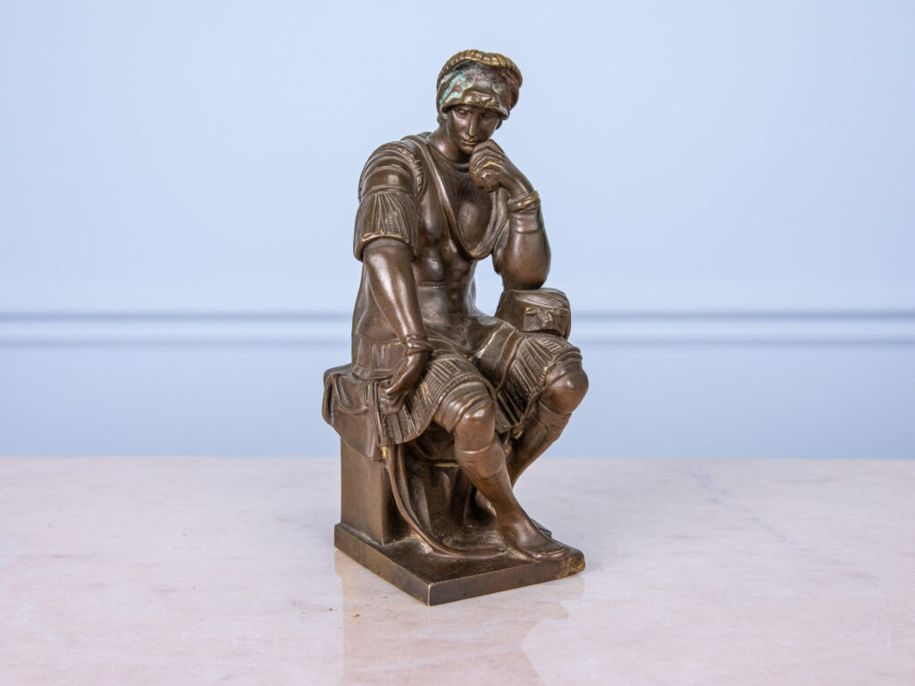 Антикварна бронзова скульптура «Лоренцо Медічі»