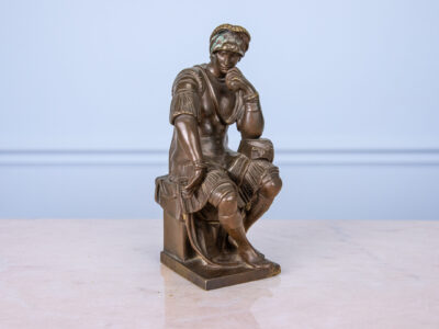 BN4A6328 Антикварна бронзова скульптура «Лоренцо Медічі»