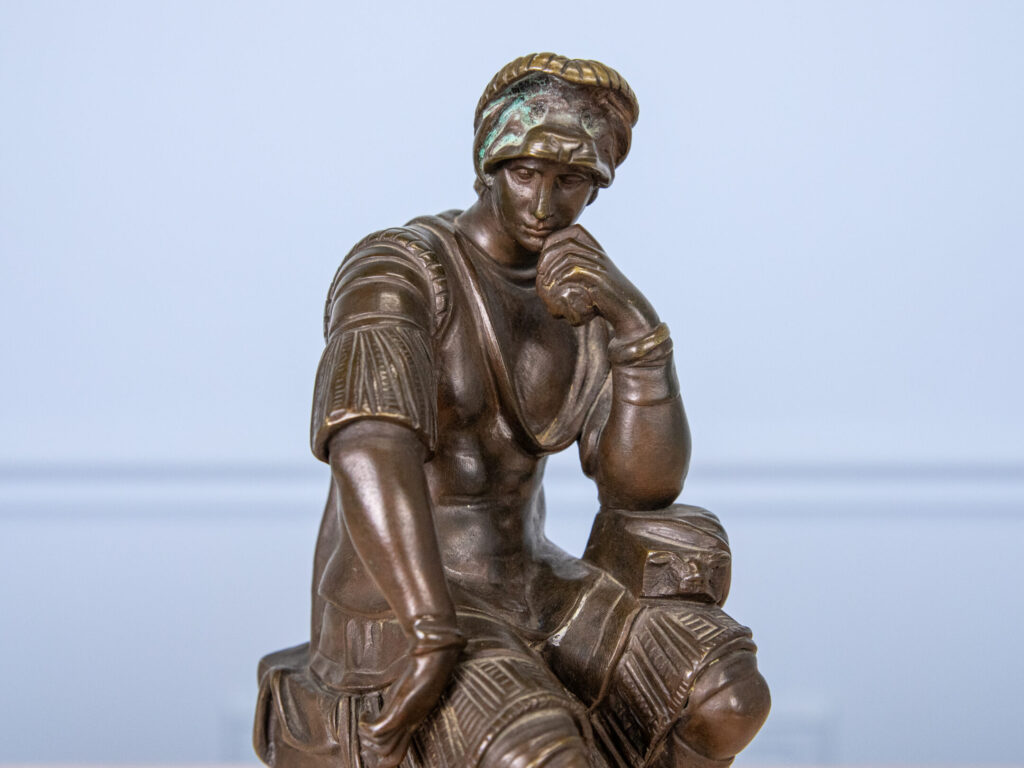 Антикварна бронзова скульптура «Лоренцо Медічі»