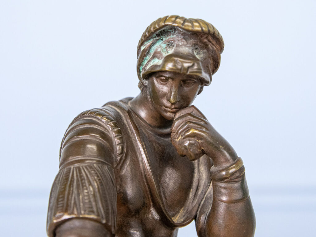 Антикварна бронзова скульптура «Лоренцо Медічі»