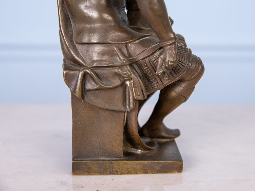 Антикварна бронзова скульптура «Лоренцо Медічі»