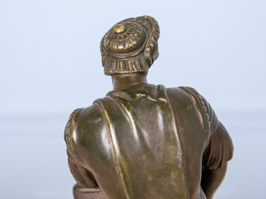 Антикварна бронзова скульптура «Лоренцо Медічі»