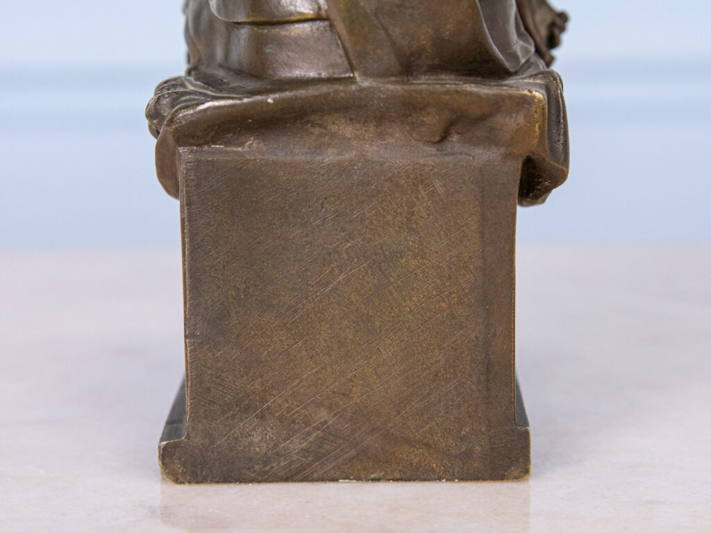 Антикварна бронзова скульптура «Лоренцо Медічі»