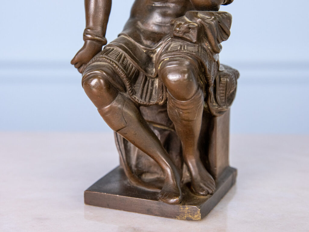 Антикварна бронзова скульптура «Лоренцо Медічі»