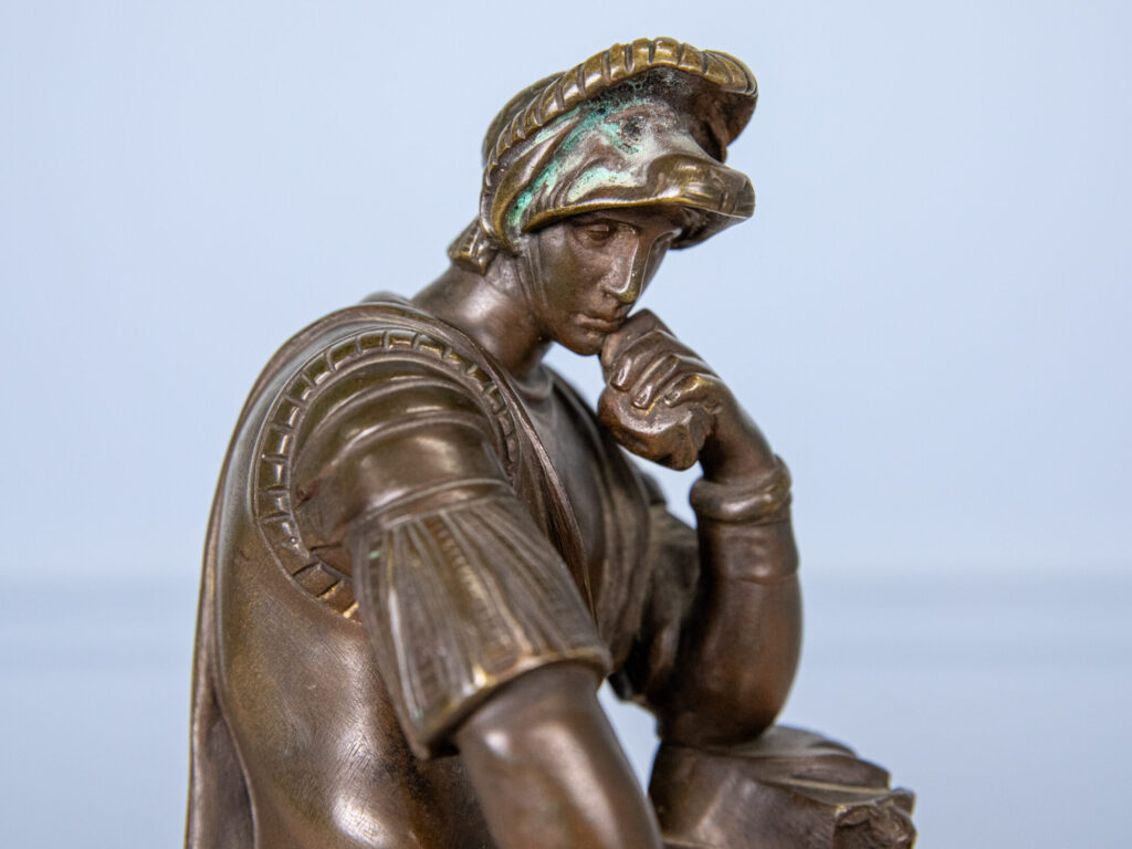 Антикварна бронзова скульптура «Лоренцо Медічі»