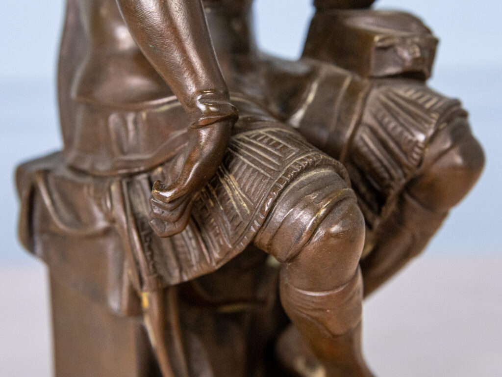 Антикварна бронзова скульптура «Лоренцо Медічі»