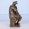 Антикварна бронзова скульптура «Лоренцо Медічі»