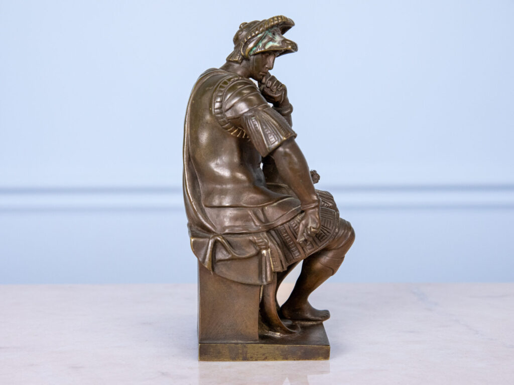 Антикварна бронзова скульптура «Лоренцо Медічі»