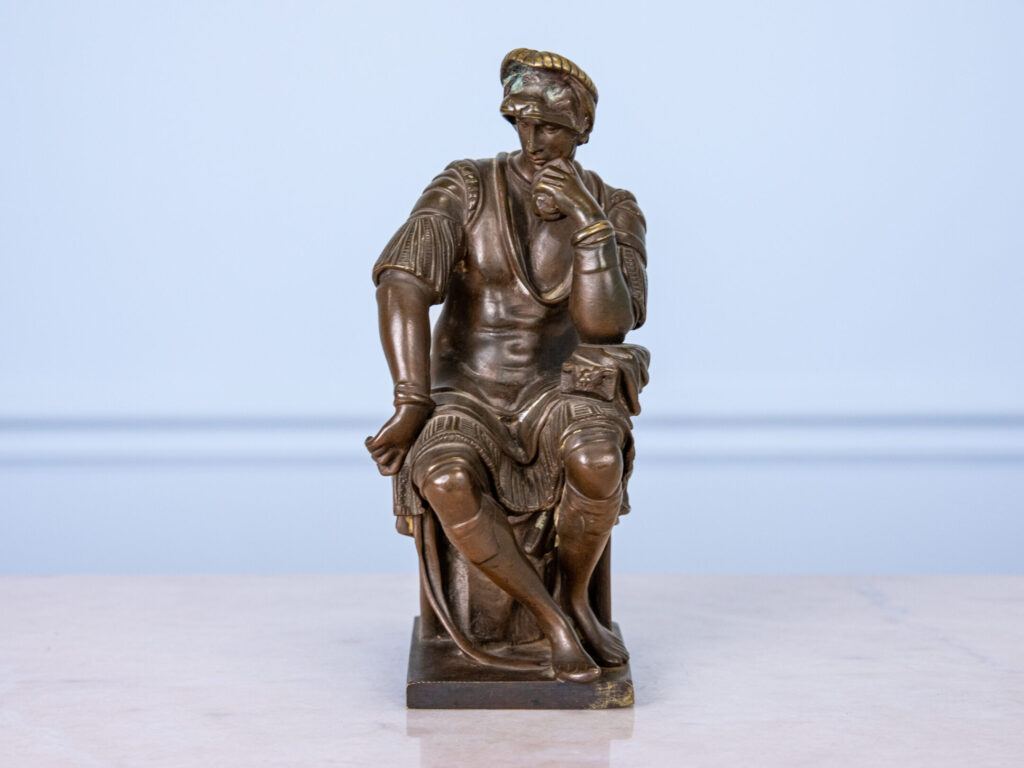 Антикварна бронзова скульптура «Лоренцо Медічі»