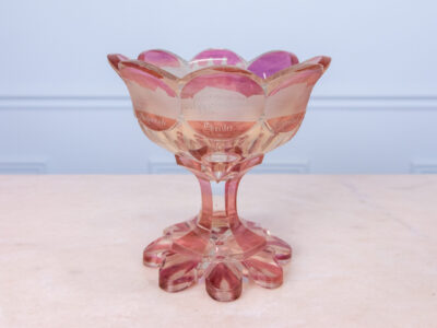 Вінтажна кришталева ваза