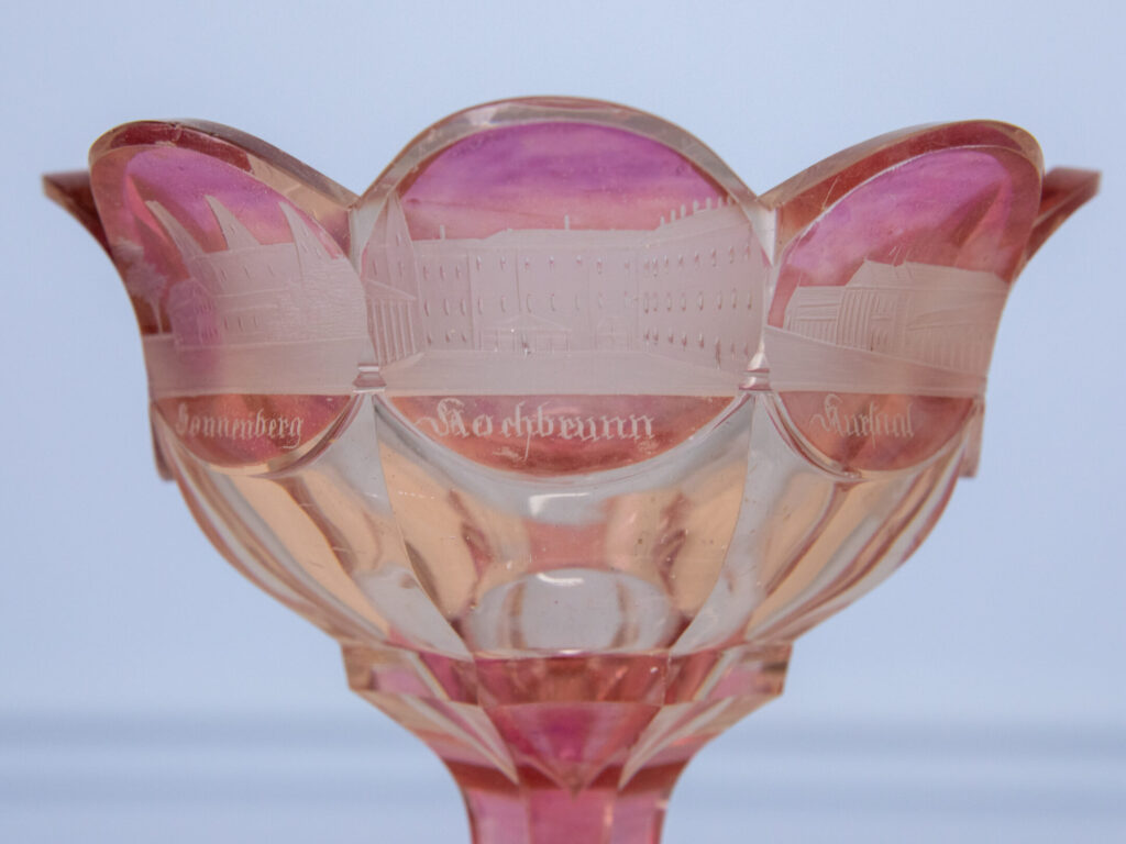 Вінтажна кришталева ваза