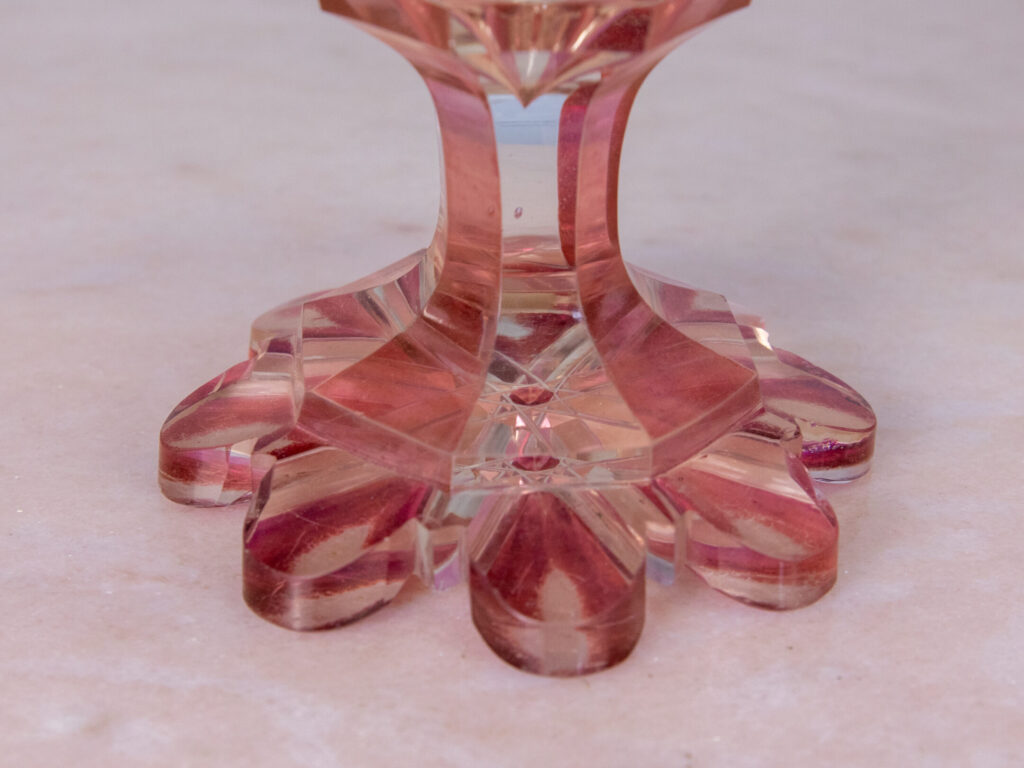 Вінтажна кришталева ваза