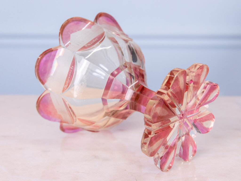 Вінтажна кришталева ваза