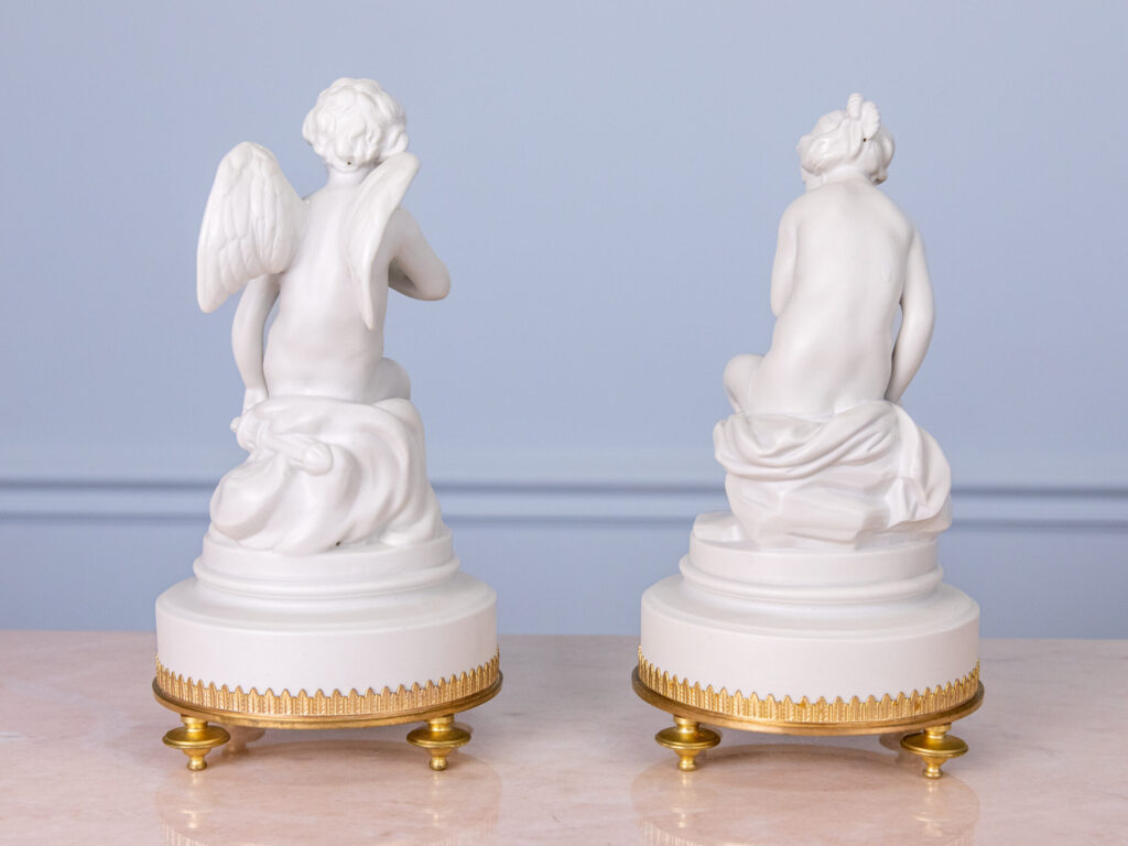 Парні бісквітні статуетки «Амур і Психея» (за моделями Е.Фальконе)