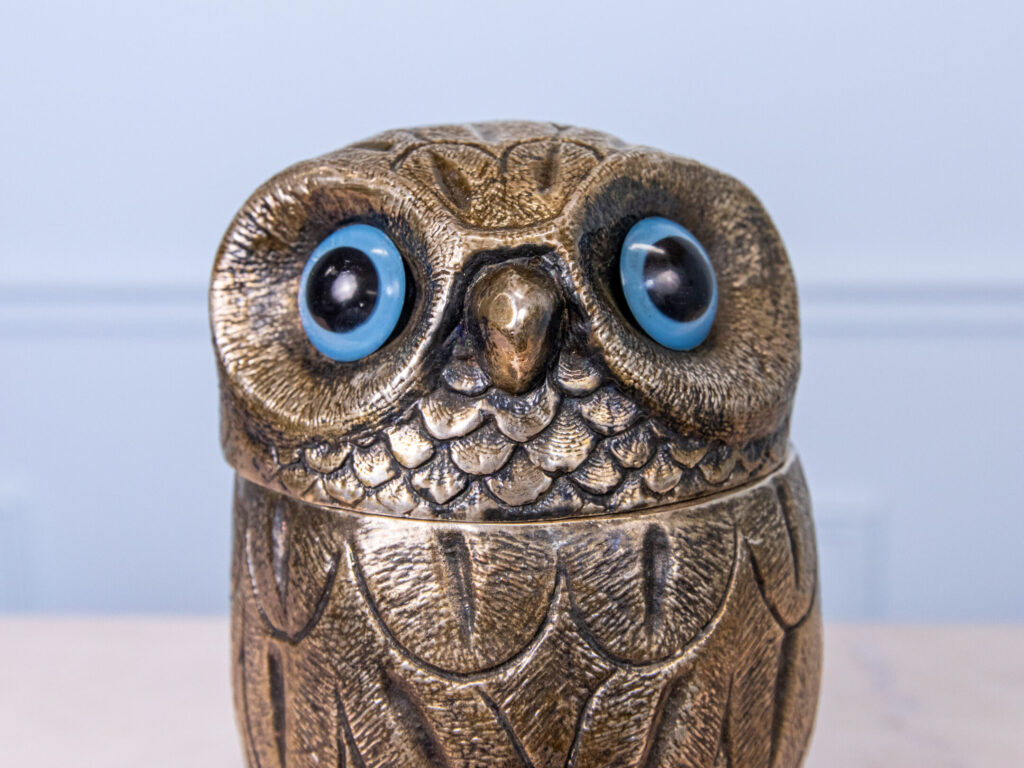 BN4A6721 Вінтажна ємність для льоду у вигляді сови