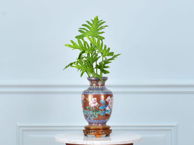 IMG_0057 Антикварна ваза в техніці Клуазоне (Cloisonné)