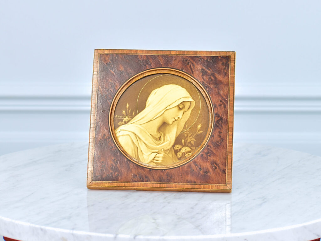 IMG_0095 Антикварна плакетка «Мадонна»