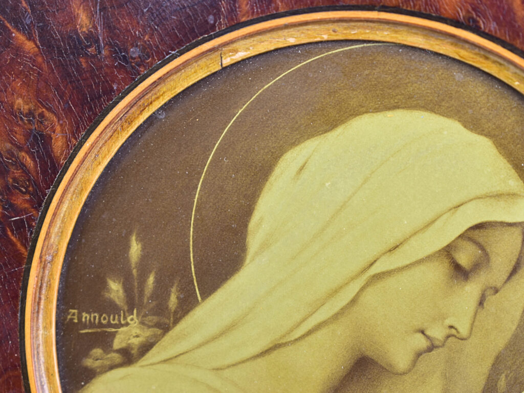 IMG_0105 Антикварна плакетка «Мадонна»