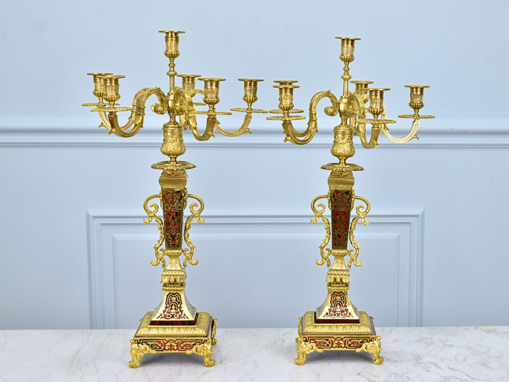 Антикварні канделябри в стилі Буль (Boulle)