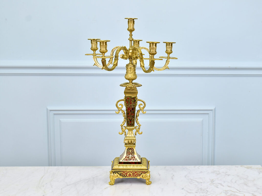 Антикварні канделябри в стилі Буль (Boulle)