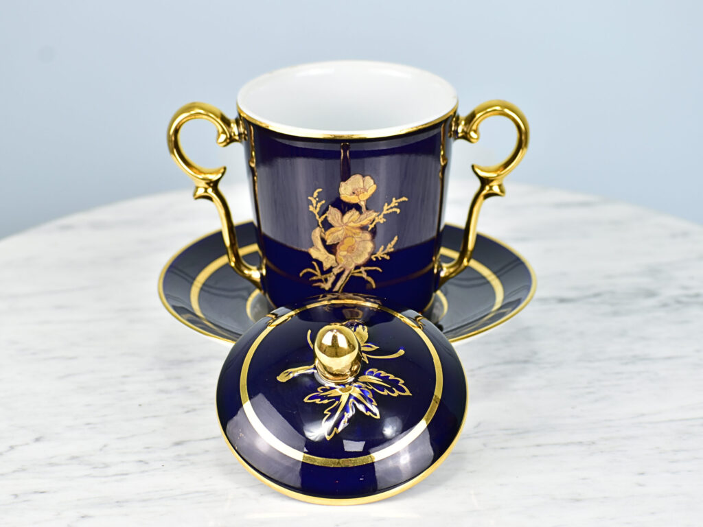 IMG_0675 Порцелянова чайна пара, Limoges F.M.