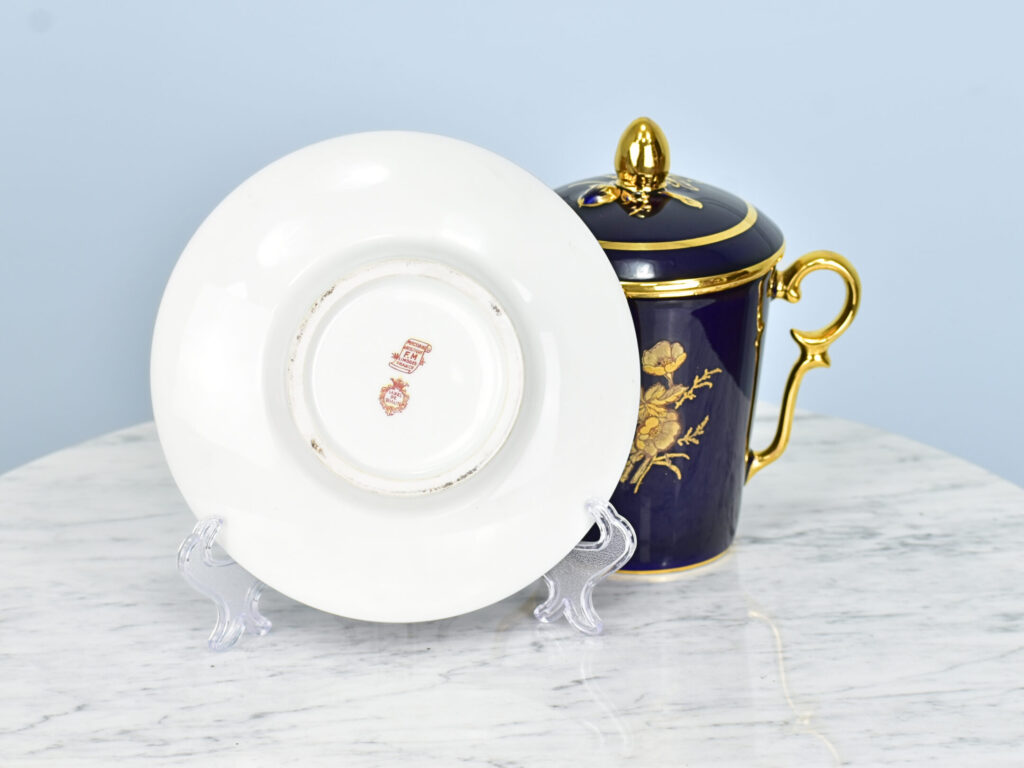 IMG_0678 Порцелянова чайна пара, Limoges F.M.