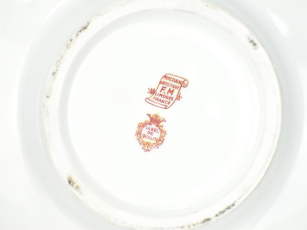 IMG_0680 Порцелянова чайна пара, Limoges F.M.