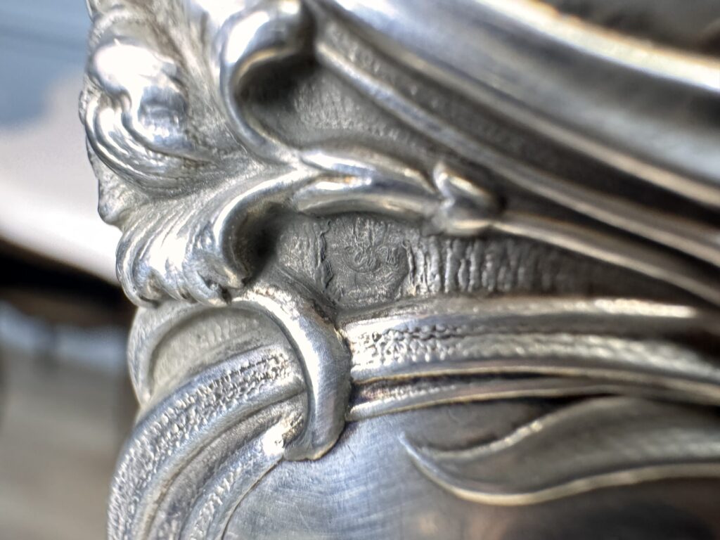 Антикварний срібний набір для спецій