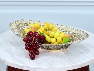 Антикварна срібна фруктовниця