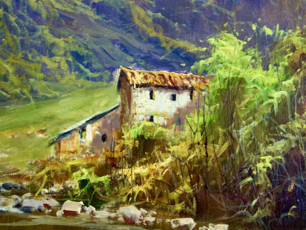 Живопис «Річковий пейзаж», Дж. Фонтейн