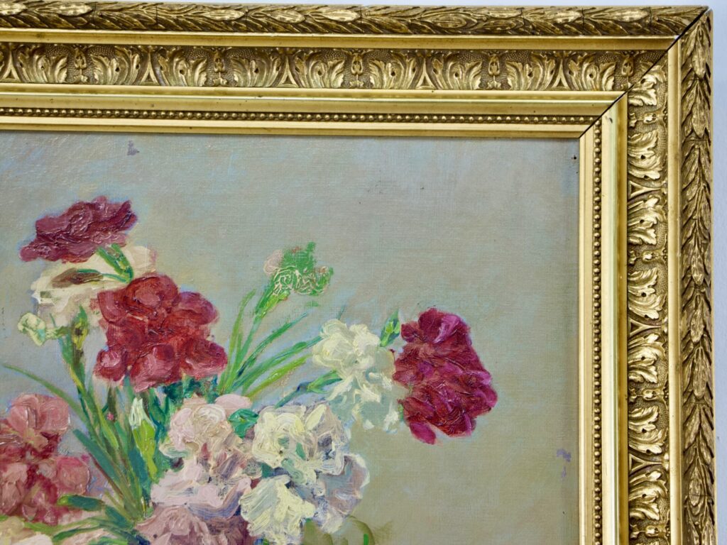 Вінтажний живопис «Натюрморт з квітами», Sylvie Cazaux